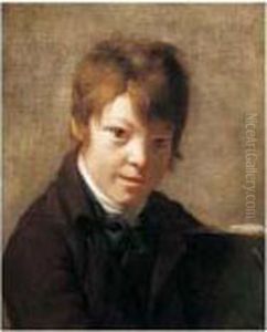 Portrait Presume De Michel-martin Drolling Fils Du Peintre by Martin Drolling