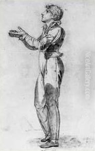 Jeune Homme Debout De Profil, Etude De Figure