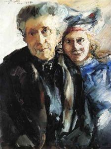 Grandmother and Granddaughter by Lovis (Franz Heinrich Louis) Corinth