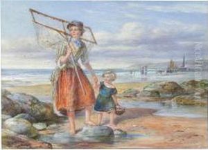 Gathering Cockles by James Drummond