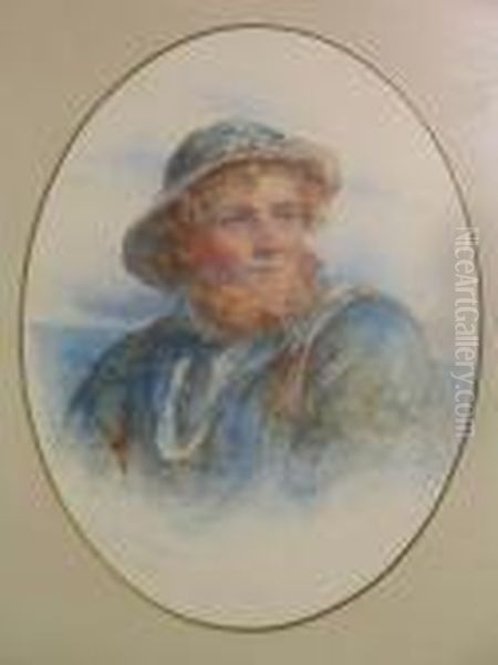Portraits Of A Fisherman And A Fisherwoman, Head And Shoulders - view 1