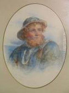 Portraits Of A Fisherman And A Fisherwoman, Head And Shoulders