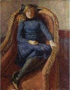 Seated Girl by Malcolm Drummond