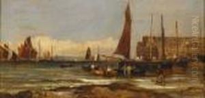 Fishing Fleet Newlyn Harbour by Malcolm Drummond