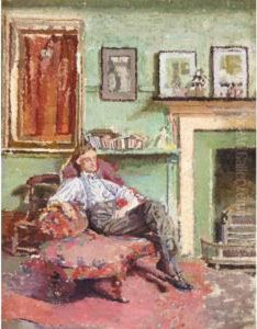 Seated Figure In An Interior Seated Figure In An Interior
