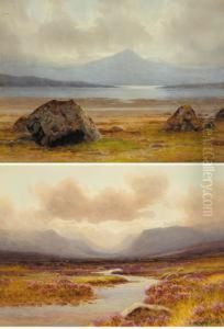 Ganiamore From Carrigart And The Glenveagh Hills, Donegal (a Pair) by George, Captain Drummond-Fish