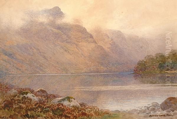 Mist Descending Over The Lakes - view 1