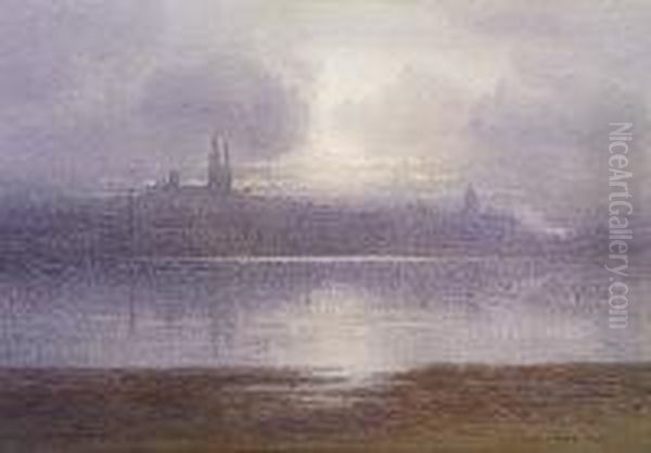 City At Daybreak - view 1