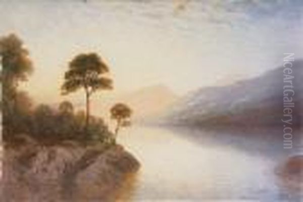Lake And Mountain Landscape - view 1