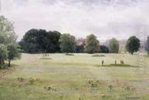 Golfing, The Thirteenth Tee At Killermont by George, Captain Drummond-Fish