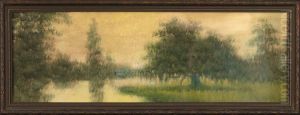 "cypress And Oaksalong The Bayou" by Alexander John Drysdale