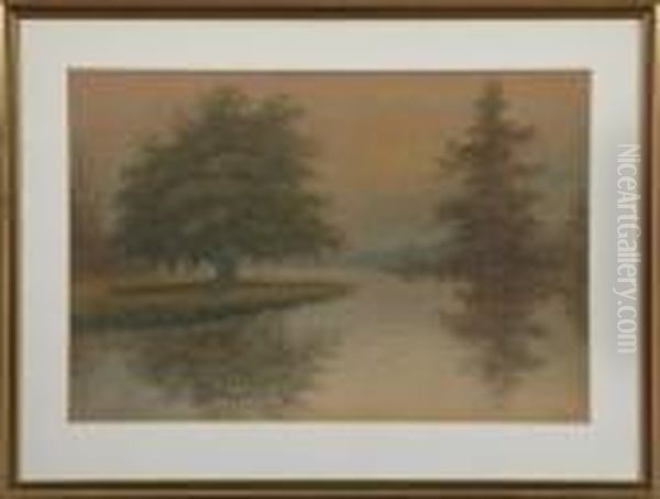Misty Louisiana Landscape - view 1