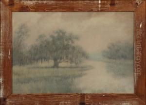Misty Morning In City Park by Alexander John Drysdale