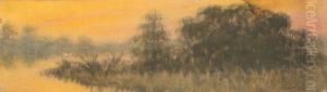 Bayou River Landscape by Alexander John Drysdale