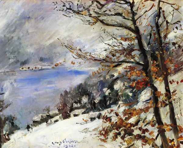 The Walchensee in Winter - view 1