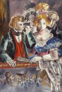 La Loge Au Theatre by Jean Du Marbore