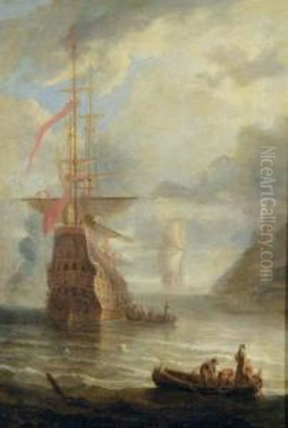 Shipping In A Calm Bay - view 1