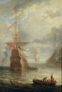 Shipping In A Calm Bay