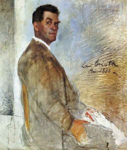 Portrait of Franz Heinrich Corinth (unfinished) by Lovis (Franz Heinrich Louis) Corinth