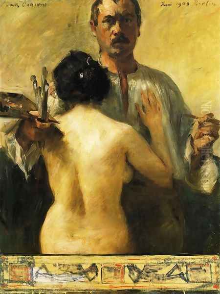 Self Portrait with Model I - view 1