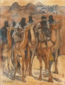 Guerriers Touareg Du Hoggar. by Paul Elie Dubois