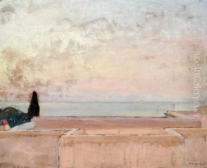 Vue De La Terrasse De La Villa Abd-el-tif, Alger by Paul Elie Dubois