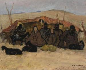 A Camp In The Hoggar by Paul Elie Dubois