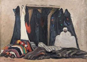 Le Marchand De Tapis A Marrakech by Paul Elie Dubois