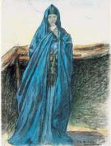 " La Mere De L'amenokal (hoggar) ". by Paul Elie Dubois
