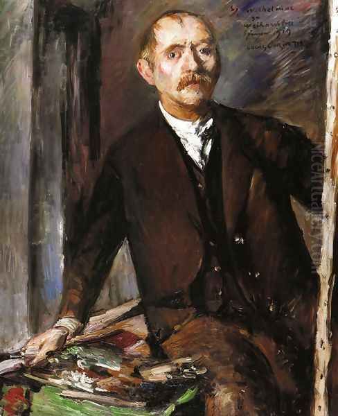Self Portrait at the Easel - view 1