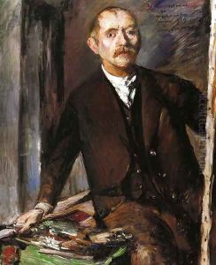 Self Portrait at the Easel