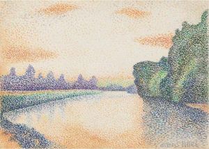 Bord De Marne A L'aube by Albert Dubois-Pillet
