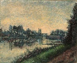 Paysage A L'ecluse by Albert Dubois-Pillet