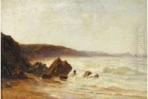 Huile Sur Toile Marouflee Sur Panneau Signee En Bas A Gauche by Louis Alexandre Dubourg