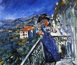On the Balcony in Bordighera