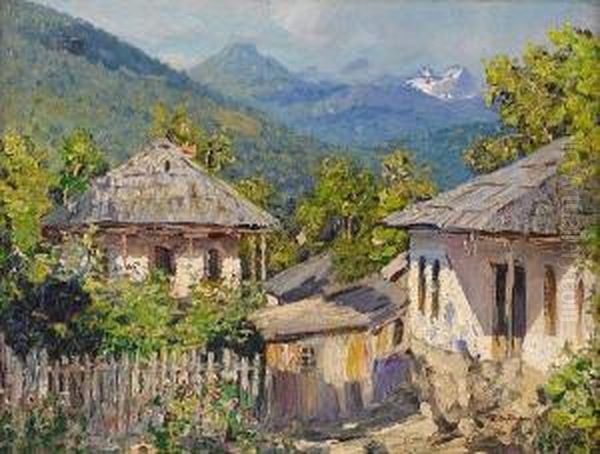Village Scene In The Mountains - view 1