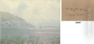 View Of Lake Como, Italy by Nikolai Nikanorovich Dubovsky
