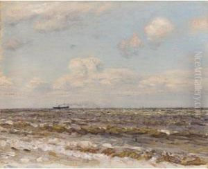 Seascape With Passing Ship