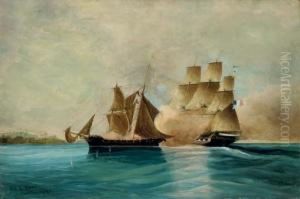 Prise Du Niger Sur La Cote Oriental D'afrique by Cheri Francois Dubreuil