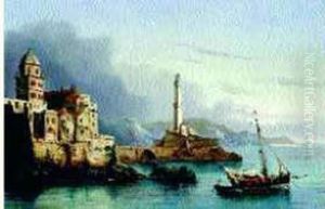 Embarcations De Pecheurs Aux Abords D'un Port