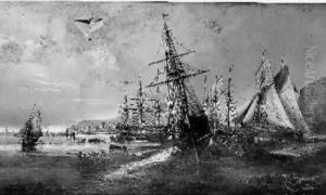Bateau Sur La Greve by Cheri Francois Dubreuil