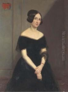Portrait De La Comtesse De Kergolay