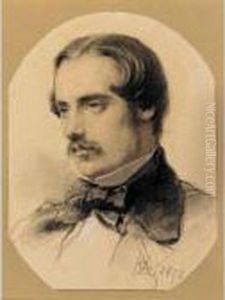 Portraits Of Charles Zimmerman And Edouard Dubufe's Wife: Two Works by Edouard-Marie-Guillaume Dubufe