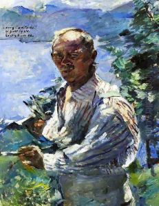 Large Self Portrait at the Walchensee