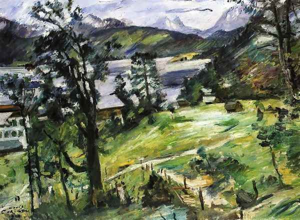 Walchensee Landscape with a Larch - view 1