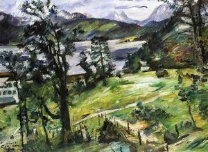 Walchensee Landscape with a Larch