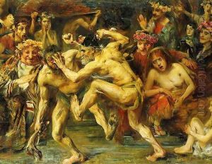 Odysseus Fighting with the Beggar