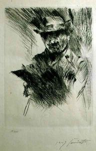 Self Portrait, c.1920-21 by Lovis (Franz Heinrich Louis) Corinth