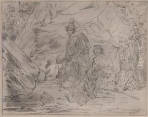 Briganti Nel Bosco by Teodoro Duclere