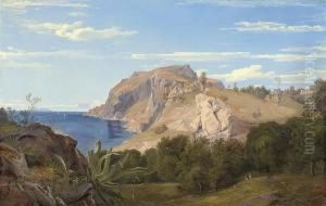 Herding Goats, Capri by Teodoro Duclere
